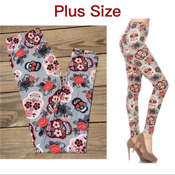 Plus size skeleton leggings - Picture 1 of 1